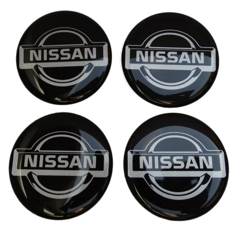 Motomix > Naklejki na kołpaki Nissan 50 mm silikonowe